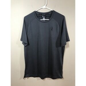 Spyder Active Men's Short-Sleeve Stretch T-Shirt, Black, Size M